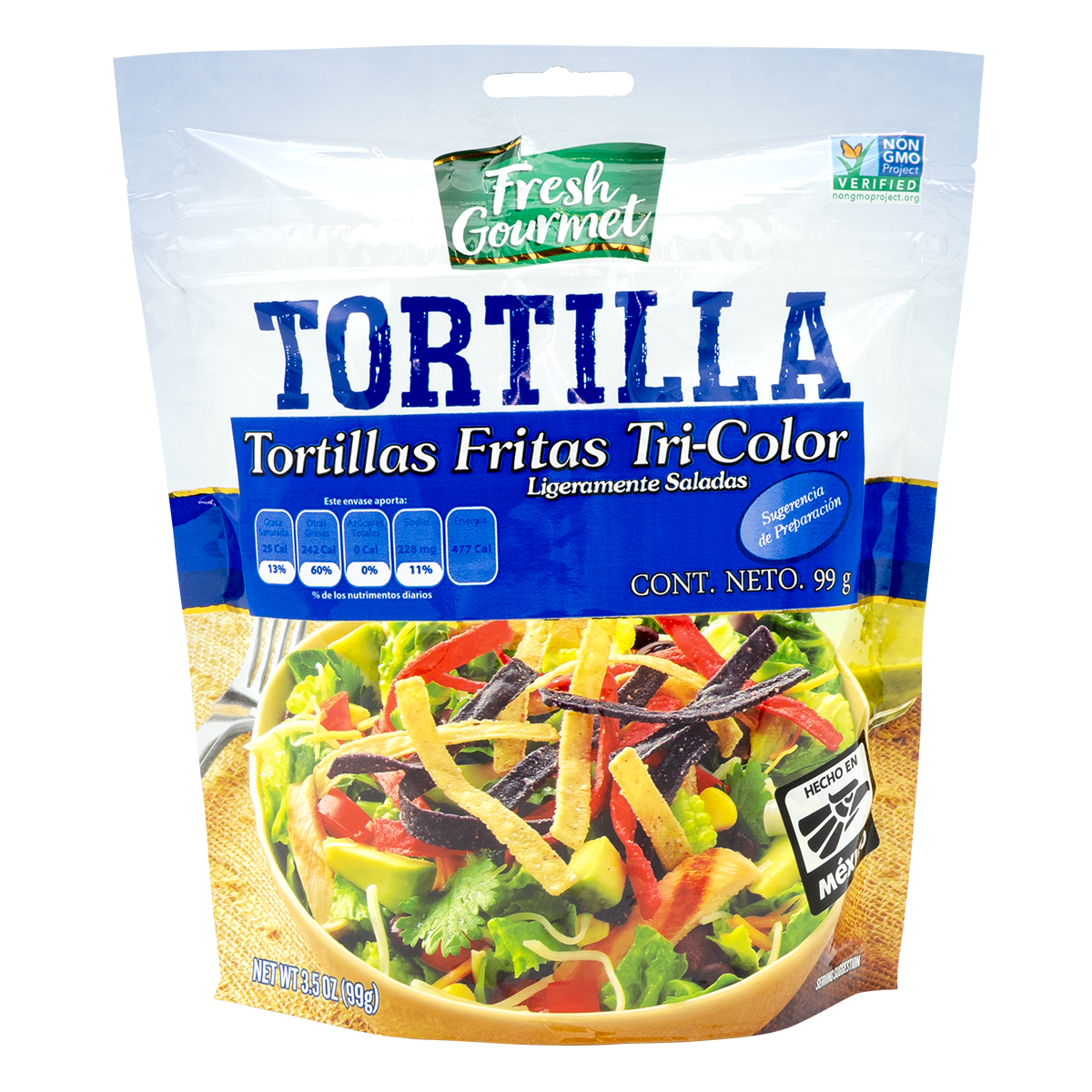 Fresh Gourmet - Tortillas fritas tricolor