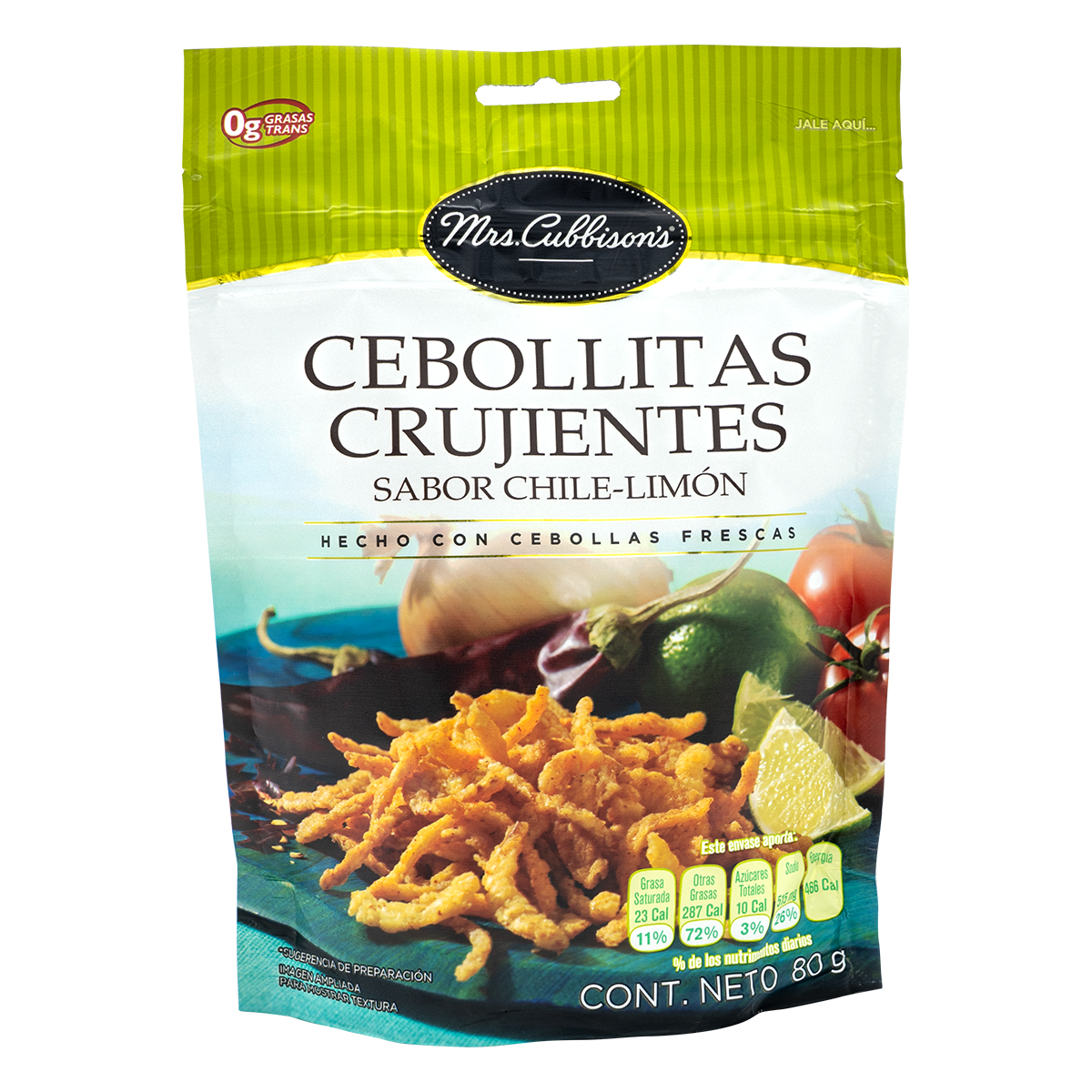 Mrs. Cubison's - Cebollitas Crujientes sabor Chile-Limón - Reinventa tus platillos-cebollas-chile-limón