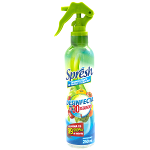 Spresh - Desinfectante de frutas, verduras, utensilios y superficies, desinfecta en 30 segundos