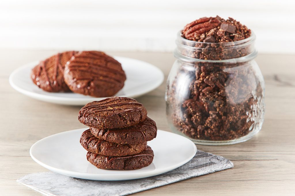 Aprende a preparar Galletas de granola de brownie Sugar Foods De Mexico